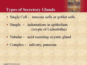 Single cell gland