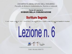 Acrostico scienze