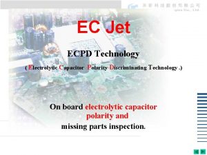 Electrolytic capacitor polarity