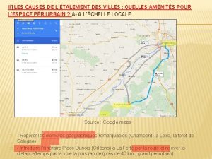 II LES CAUSES DE LTALEMENT DES VILLES QUELLES