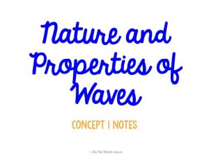 Parts of waves