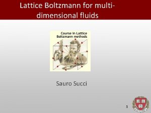 Lattice Boltzmann for multidimensional fluids Sauro Succi 1