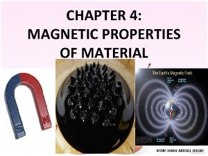 Paramagnetic diamagnetic ferromagnetic