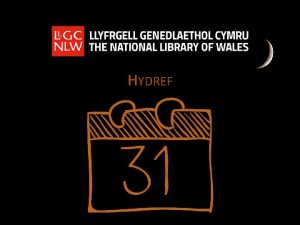 HYDREF Mae llawer o bobl yng Nghymru yn