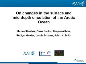 Arctic circulation