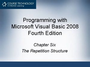 Programming with Microsoft Visual Basic 2008 Fourth Edition