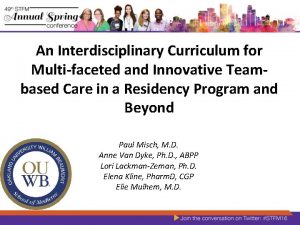 An Interdisciplinary Curriculum for Multifaceted and Innovative Teambased