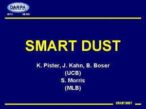 Smart dust darpa