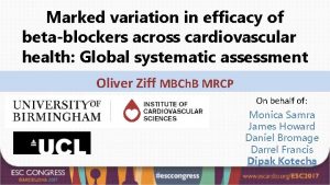 Marked variation in efficacy of betablockers across cardiovascular