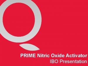 Prime nitric oxide activator