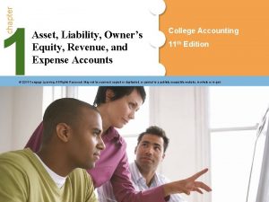 chapter 1 Asset Liability Owners Equity Revenue and