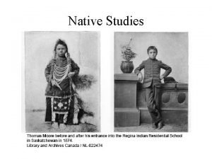 Native Studies Aboriginal Stereotypes Stereotype A simplified and