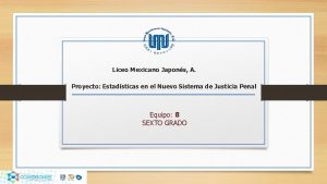 Liceo Mexicano Japons A Proyecto Estadsticas en el