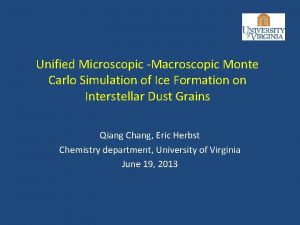 Unified Microscopic Macroscopic Monte Carlo Simulation of Ice