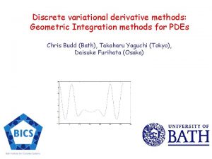 Discrete variational derivative methods Geometric Integration methods for