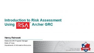 Archer risk assessment