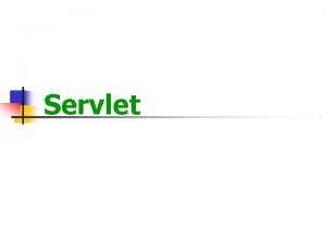 What is javax.servlet.servlet mcq