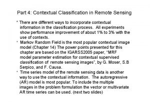 Contextual image classification