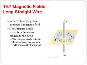 Long straight wire magnetic field