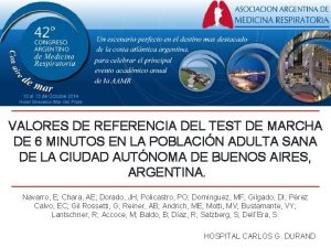 Test de marcha valores normales