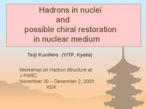 Hadrons in nuclei and possible chiral restoration in