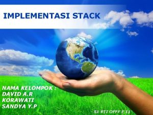 Contoh stack dalam kehidupan sehari-hari