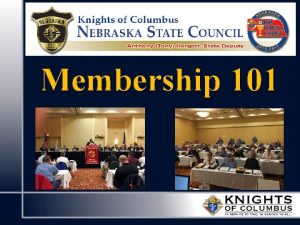 Membership 101 Why Do We Recruit To fulfill