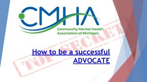 How to be a successful ADVOCATE Advocacy 101