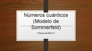 Modelo de sommerfeld