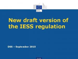 Iess regulation