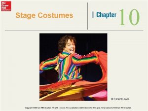 Stage Costumes 10 Geraint Lewis Copyright Mc GrawHill