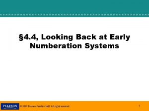 Numberation