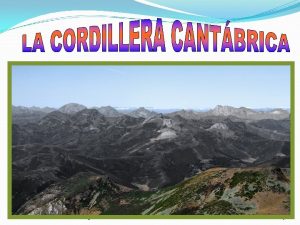 2 0 q CORDILLERA CANTBRICA CLIMATOLOGA FAUNA FLORA