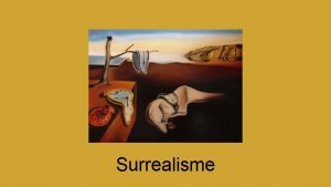 Kenmerken van surrealisme