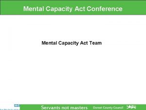 5 principles of the mental capacity act
