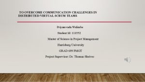 How to overcome communication challenges How to overcome communication challenges