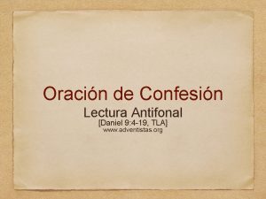 Daniel 9 4-19