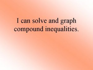 Graphing compound inequalities