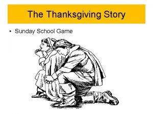 First thanksgiving story for sunday school