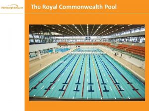 Commonwealth swimming pool Commonwealth swimming pool
