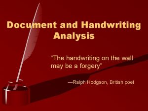 12 handwriting characteristics 12 handwriting characteristics