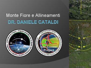 Monte Fiore e Allineamenti DR DANIELE CATALDI Localizzazione