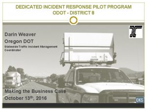 Odot incident response