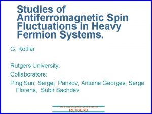 Studies of Antiferromagnetic Spin Fluctuations in Heavy Fermion