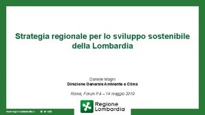 Daniele magni regione lombardia Daniele magni regione lombardia