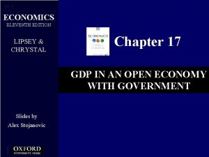 17 1 ECONOMICS ELEVENTH EDITION LIPSEY CHRYSTAL Chapter