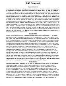My school paragraph My school paragraph