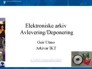 Digitalt arkiv migrering