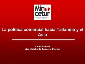 Importaciones de tailandia