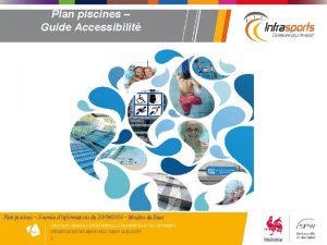 Plan piscines Guide Accessibilit Plan piscines Journe dinformations